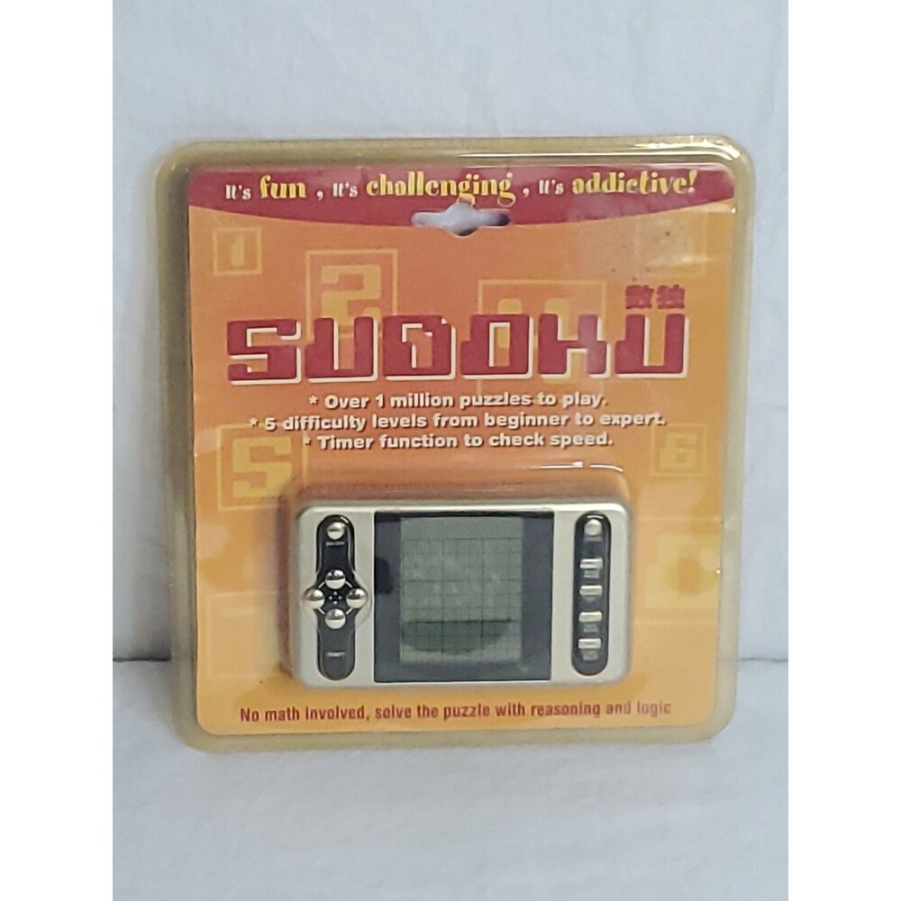 Vintage Handheld Electronic Sudoku Travel Game - NEW‎ NOS